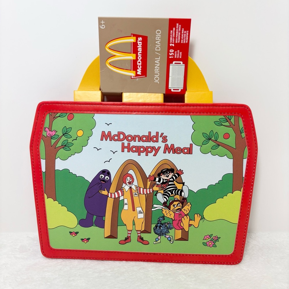 Loungefly McDonald's Vintage Happy Meal Lunchbox Stationery Journal